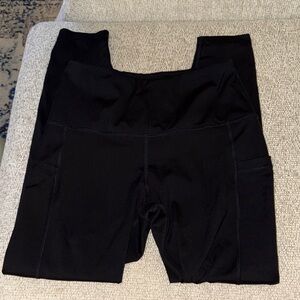 90 Degree By Reflex Black High-Waist Leggings with Pockets